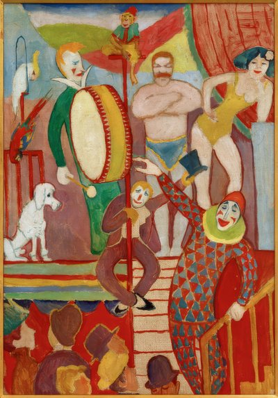 Circuswelt I af August Macke