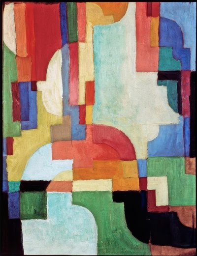 Farvede former I af August Macke