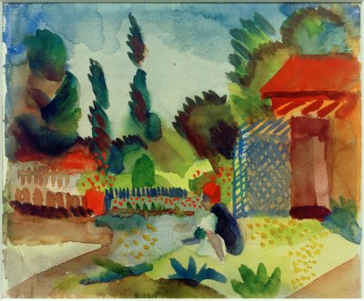 Haveskur af August Macke