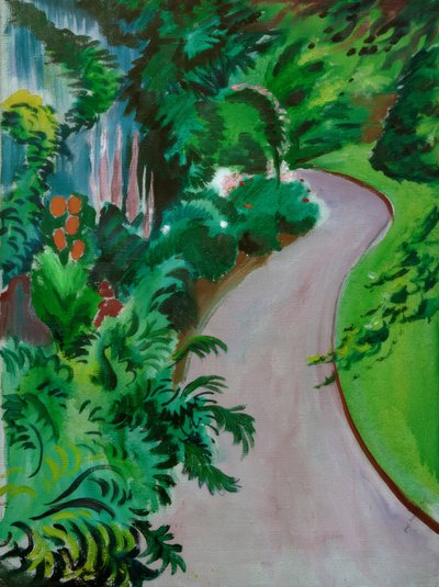 Gartenweg af August Macke