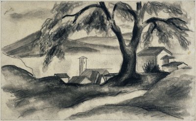 Hilterfingen ved Thunsøen af August Macke