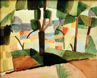 Kandern IV af August Macke