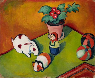 Lille Walters legetøj af August Macke