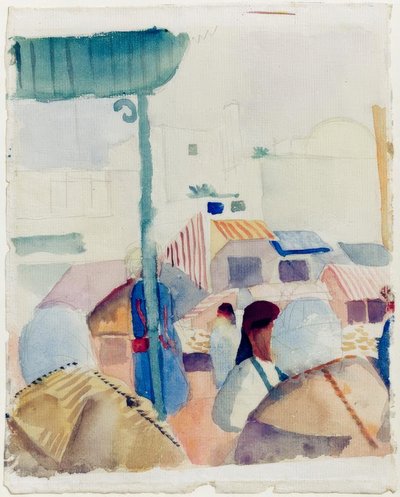 Marked i Tunis II af August Macke