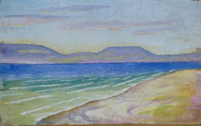 Morgenstemning ved Tegernsee af August Macke