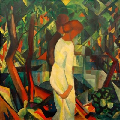 Par i skoven af August Macke