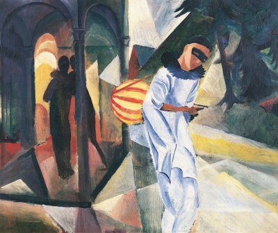 Pierrot af August Macke