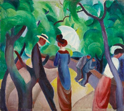 Spadseretur af August Macke