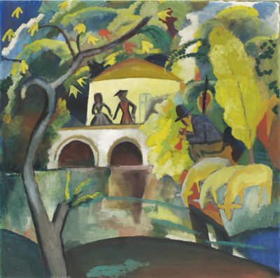 Rokoko, 1912 af August Macke