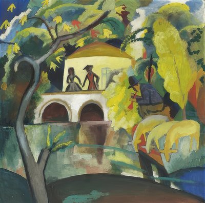 Rokoko. 1912 af August Macke