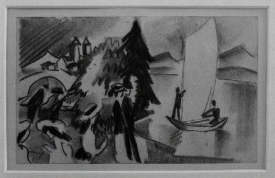 Undersøgelse om gule sejl af August Macke