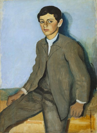 En bondedreng fra Tegernsee af August Macke