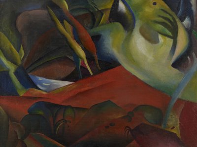 Stormen, 1911. af August Macke