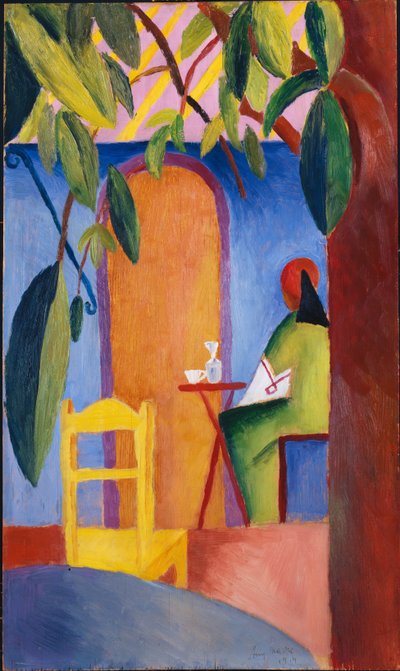 Tyrkisk cafe af August Macke