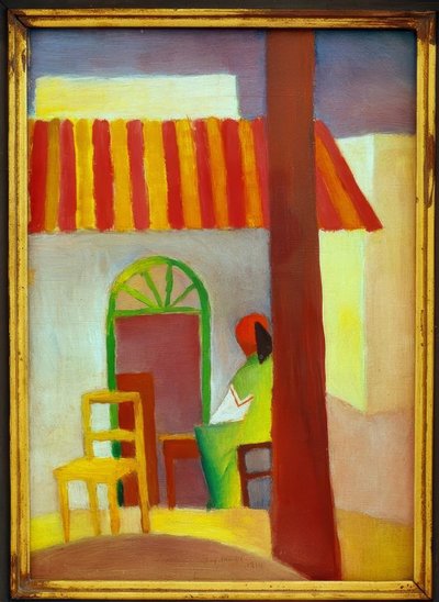 Tyrkisk cafe I af August Macke