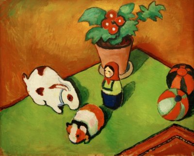 Lille Walters legetøj af August Macke
