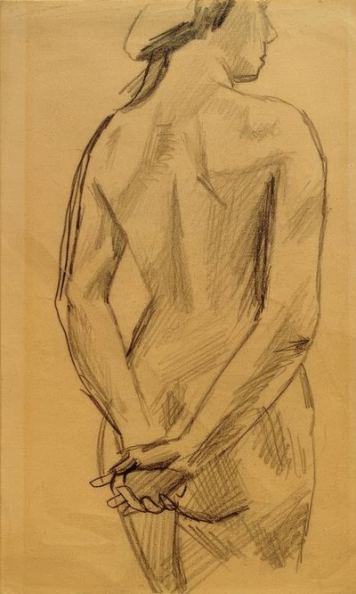 Kvinde nøgen 53 af August Macke