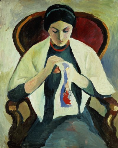 Kvinde syning af August Macke