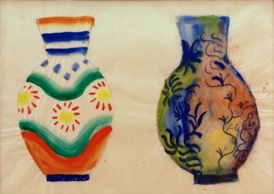 To mavevaser af August Macke