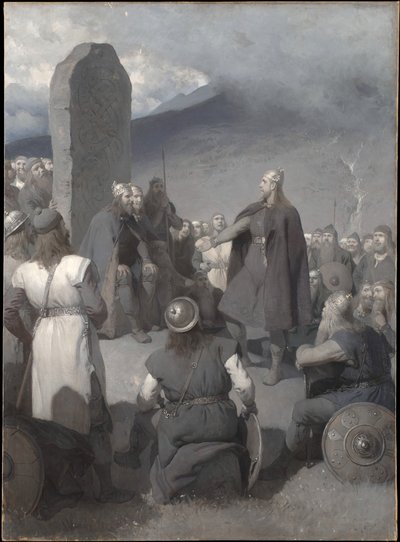 Frithiofs frieri (fra Frithiofs saga) af August Malmström