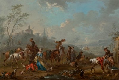 Afgang til jagten af August Querfurt