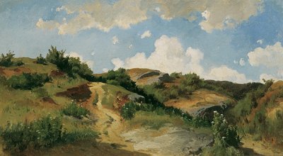 Ungarsk landskab af August Schaeffer von Wienwald