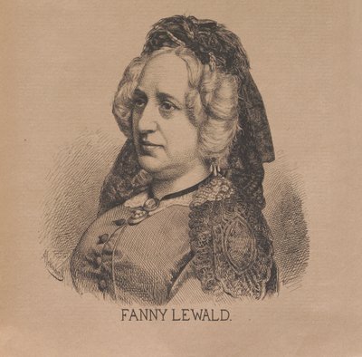 Forfatter Fanny Lewald 1811-1889, 1879. af August Schubert