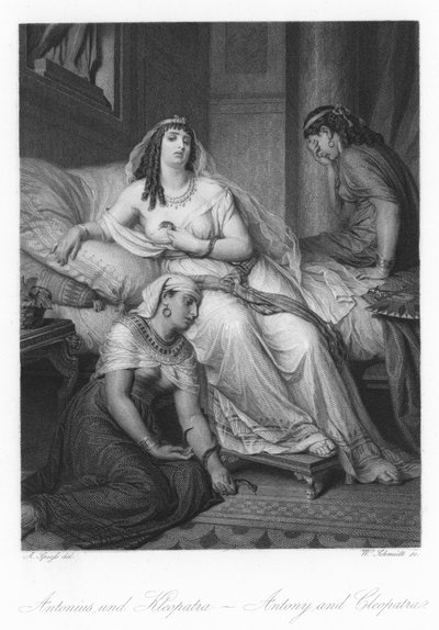 Scene fra Antony og Cleopatra af August Spiess