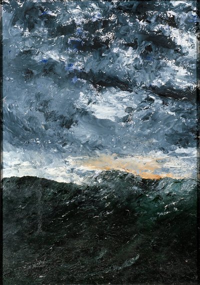 Landskab, havlandskab: Vågen VIII (Bølge VIII) af August Strindberg