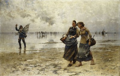 Lavvande, af August Wilhelm Nikolaus Hagborg