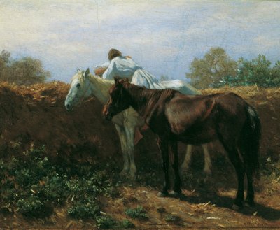 Kysset I af August von Pettenkofen
