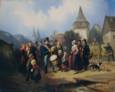 Landsbyens trommeslager af August von Rentzell