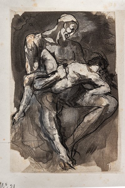 Grev Ugolino i fængsel af Auguste (after) Rodin