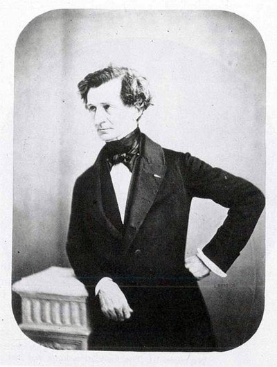 Portræt af Hector Berlioz, ca. 1850