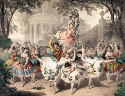 En ballet i operaen af den franske kunstner Pierre-Auguste Belin af Auguste Belin