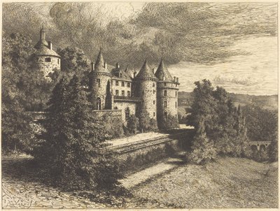 Château på vej op af Auguste Boulard