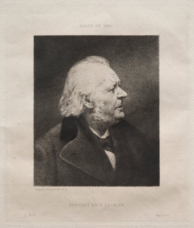 Honoré Daumier, 1881. af Auguste Boulard