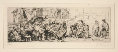 Cirkus trup af Auguste Brouet