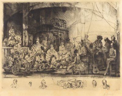 Frattelini Cirkus af Auguste Brouet