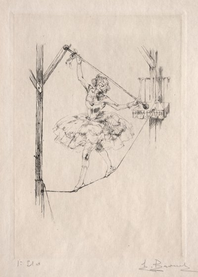 Tightrope Dancer af Auguste Brouet