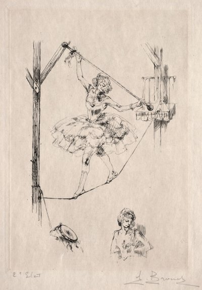 Tightrope Dancer af Auguste Brouet