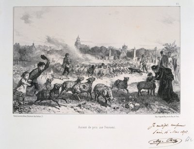 Så mange taget fra fjenden, den fransk-preussiske krig, 1870 1872 af Auguste Bry