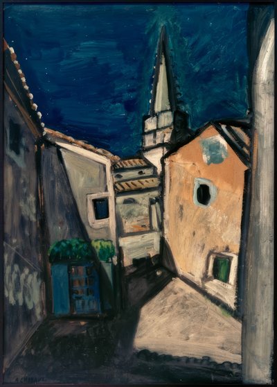 Landsbyen Graveson af Auguste Chabaud