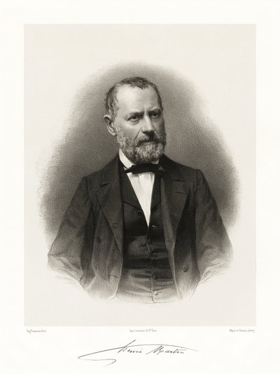 Bon Louis Henri Martin, 1865-66 af Auguste Charles Lemoine