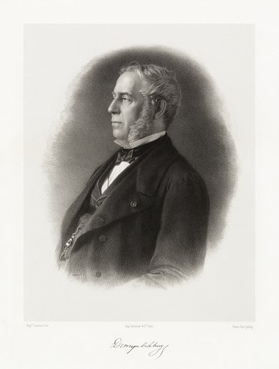 Édouard Drouyn de Lhuys af Auguste Charles Lemoine