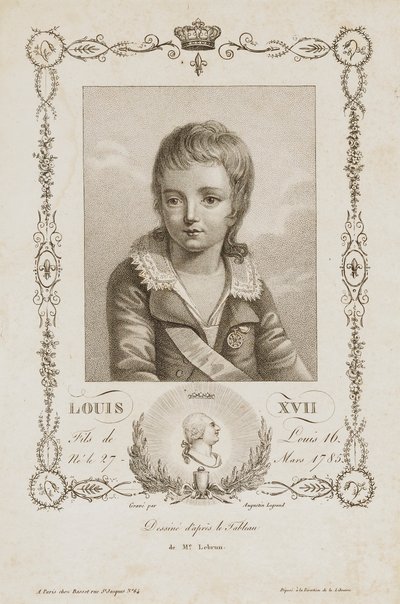 Ludvig XVII af Auguste Claude Simon Legrand
