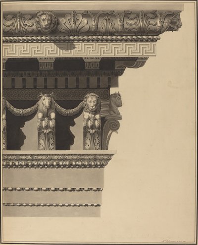 Entablatur af Auguste Delacouture
