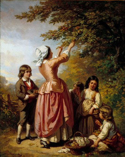 Plukning. Maleri af Auguste Delacroix (1809-1868) af Auguste Delacroix