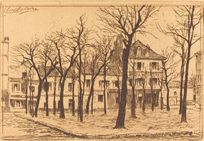 Place du Tertre af Auguste Delâtre