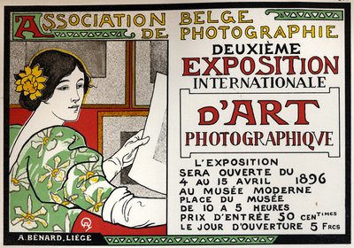 Fotografisk kunstudstilling på Musee Moderne, Bruxelles af Auguste Donnay